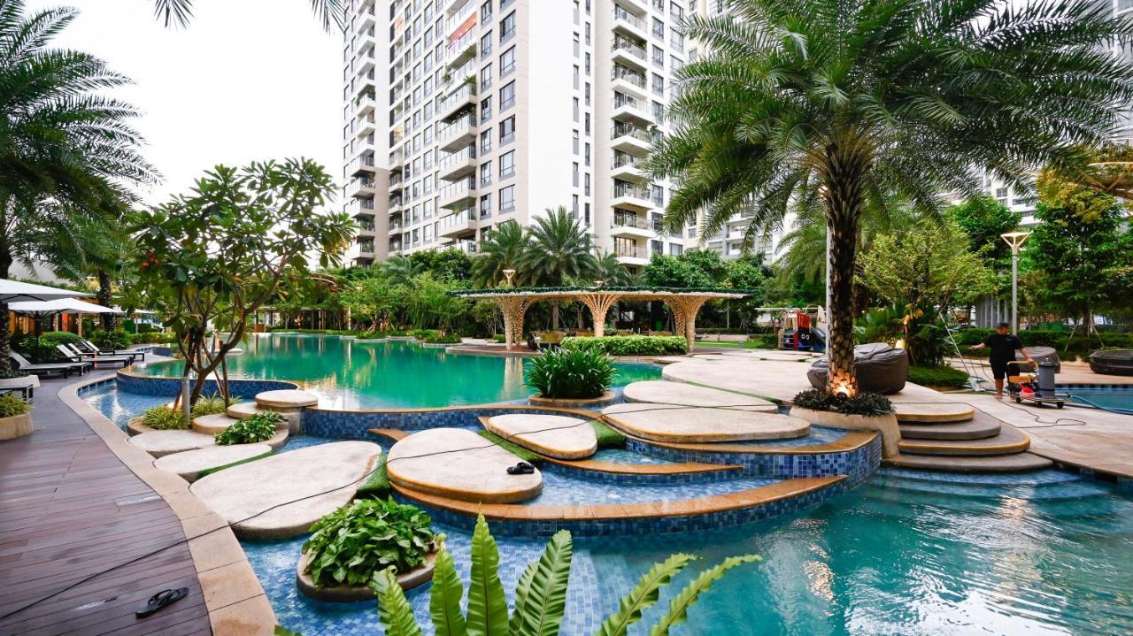 Estella Heights Saigon City View 2Br Apartment & Pool, Ho Chi Minh-stad Buitenkant foto