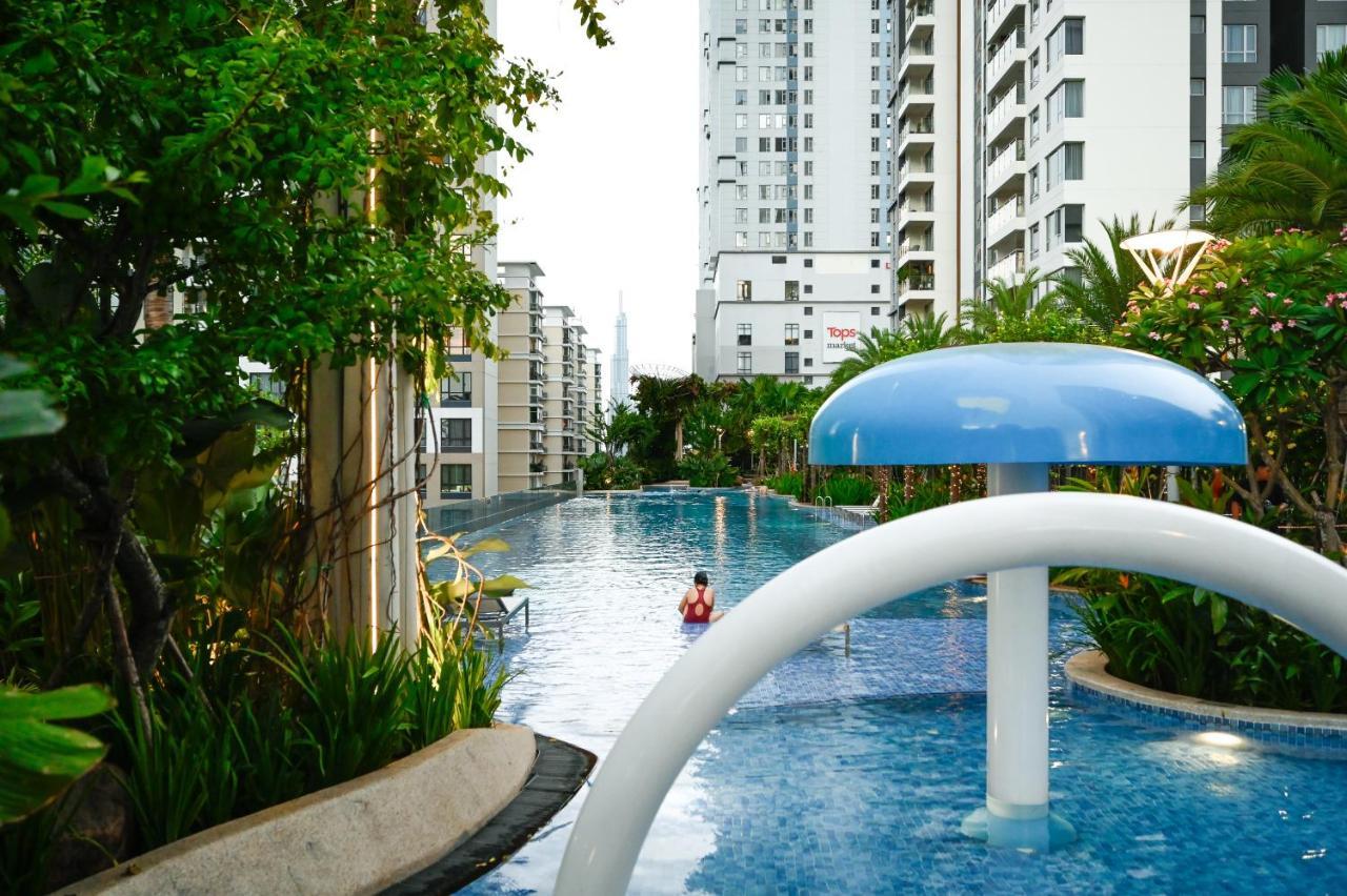 Estella Heights Saigon City View 2Br Apartment & Pool, Ho Chi Minh-stad Buitenkant foto